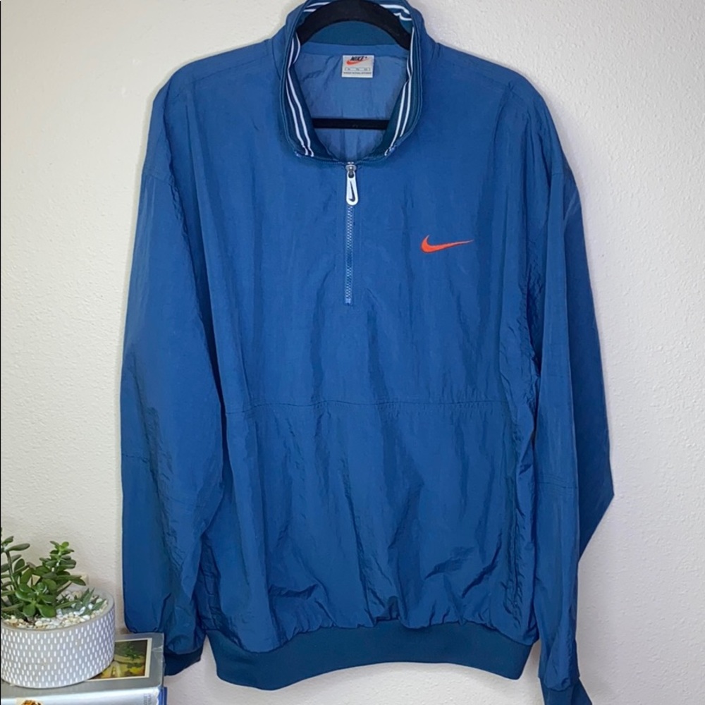 Nike White Tag Vintage 90s Quarter Zip Men's XL